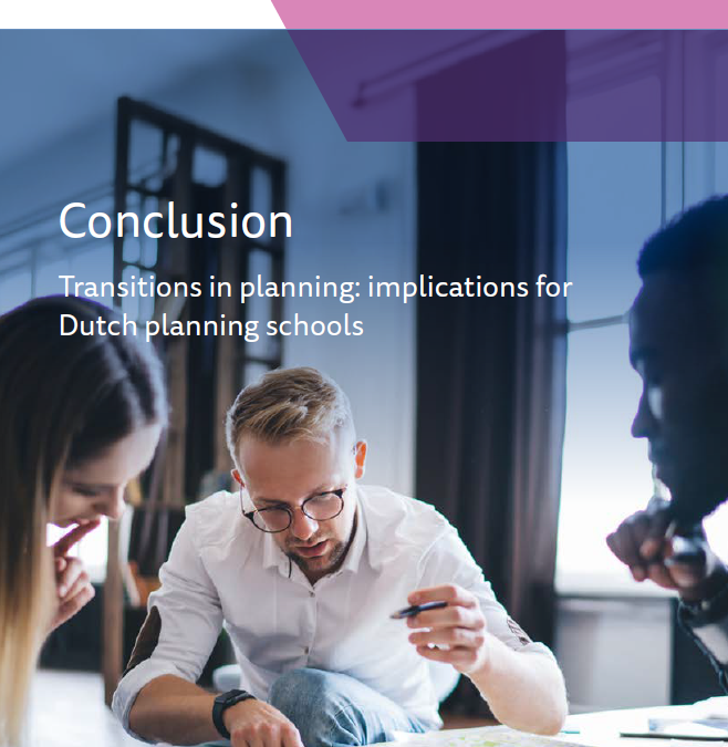 Conclusion – Transitions in planning: implications for Dutch planning schools