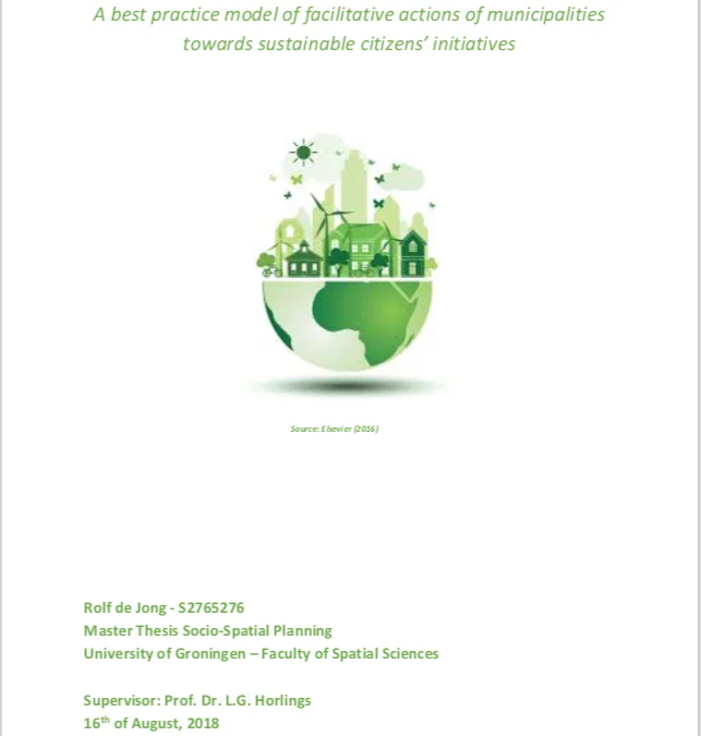 Facilitating the energy transition